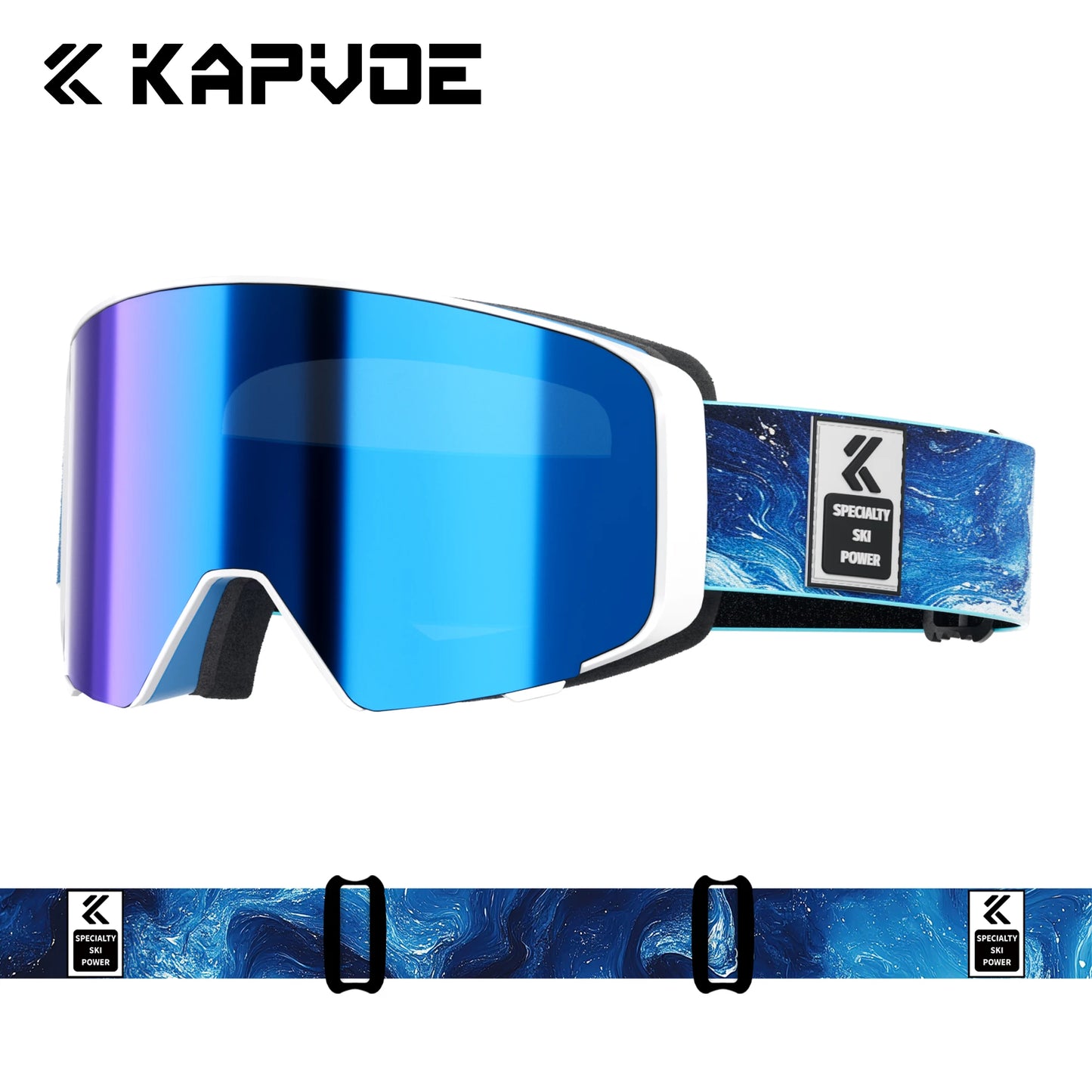 KAVOE Outdoor Photochromic Ski/Snowboard Goggles Anti-FOG