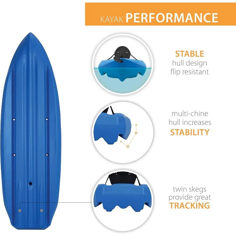 Lotus Sit-On-Top Kayak with Paddle Single