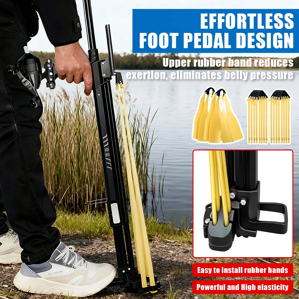 Heavy-Duty Fishing Slingshot/Catapult