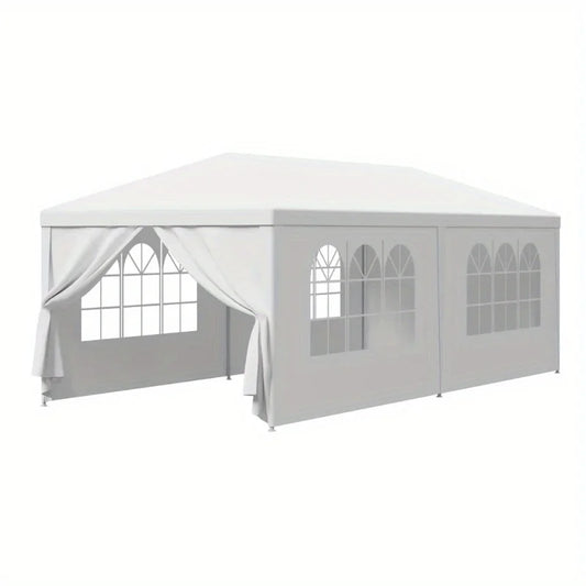 10 x 20 ft party tent with 6 side wall wedding canopy Catering event outdoors