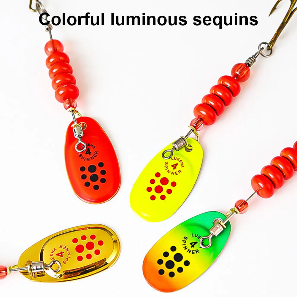 5pcs Spoonbait Crankbaits with Tackle Box