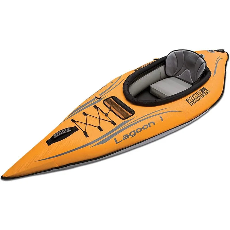 Lagoon1 Orange/Gray Kayak With Pump