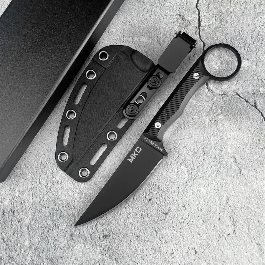 MKC Fixed Blade Knife Camping/Survival/ Mountaineering/Hiking/Jungle With K-Sheath