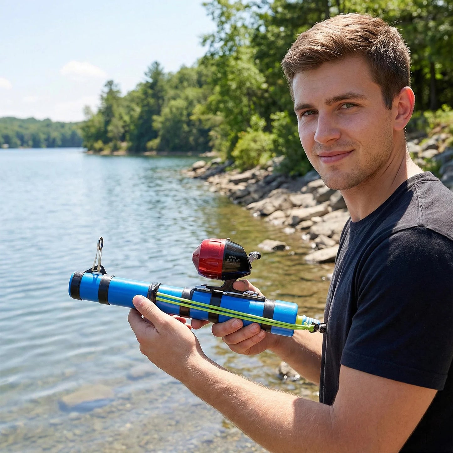 Fishing Catapult Rod- Reel Precise Lure Launcher