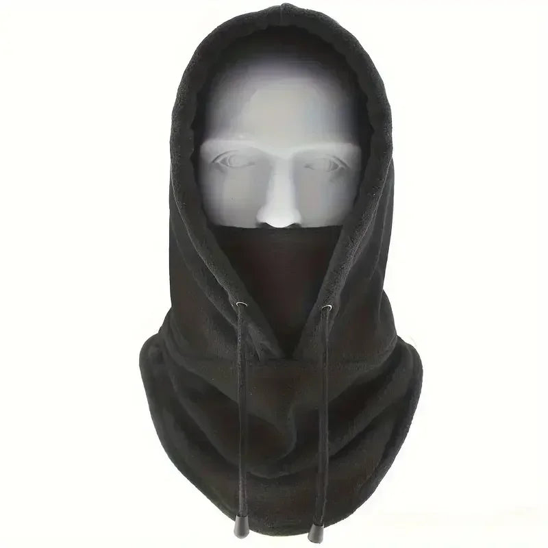 Winter Thermal Fleece Hat Hooded Outdoor