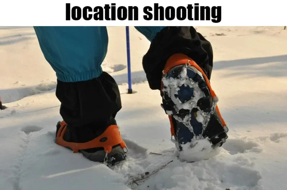 18-Teeth Steel Ice Gripper Spike for Shoes