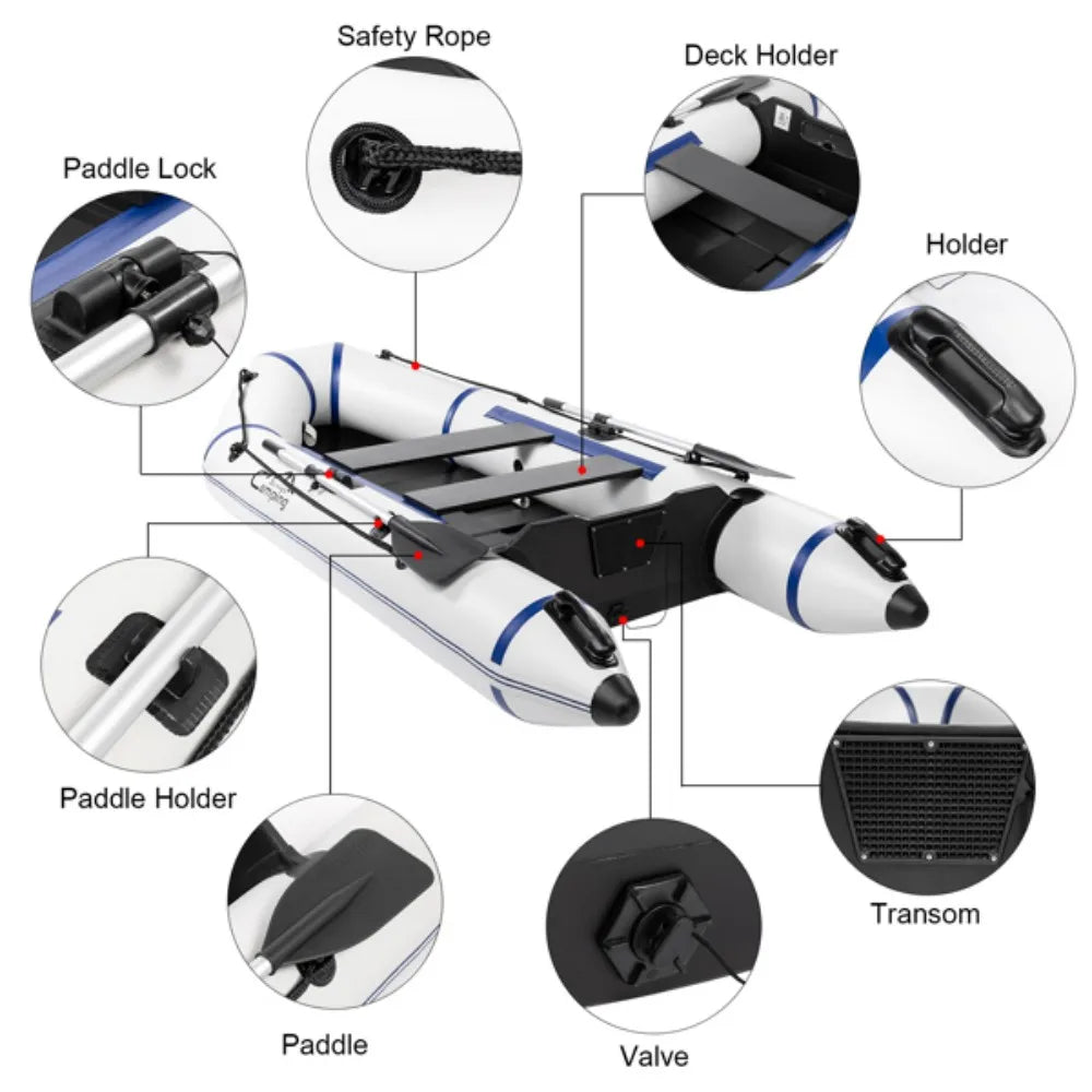 Camping Survivals 10ft  Water Adult Assault Boat