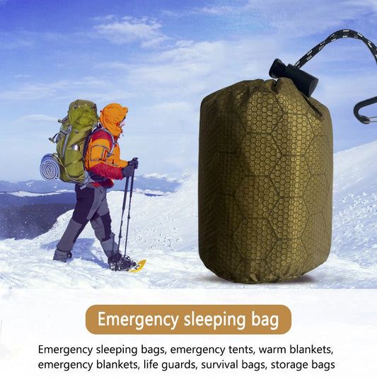 2-5PCS Waterproof Thermal Emergency Sleeping Bag