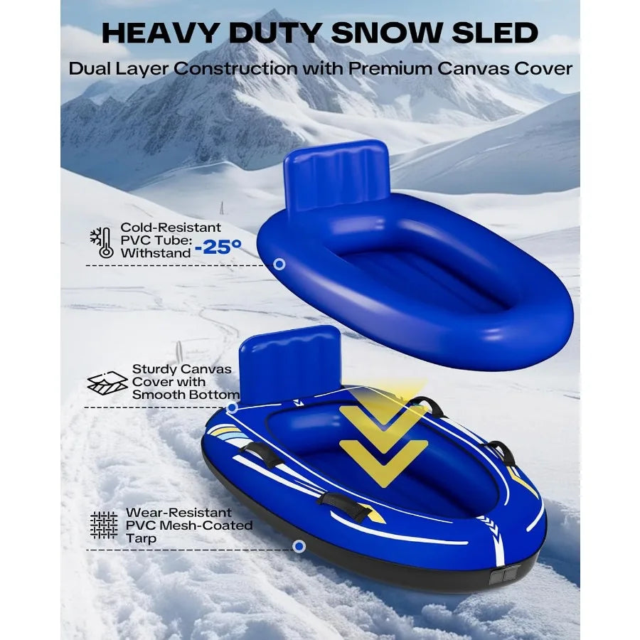 Heavy Duty Snow Sled Person