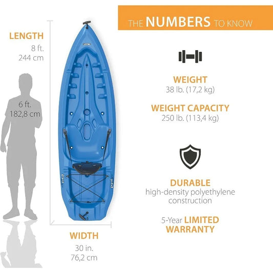 Lotus Sit-On-Top Kayak with Paddle Single