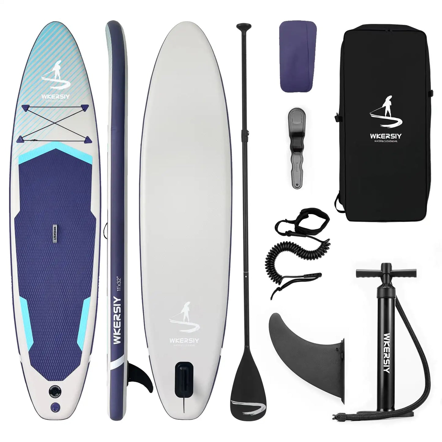 WKERSIY paddle board surfboard 11ft Purple