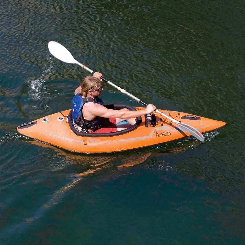 Lagoon1 Orange/Gray Kayak With Pump