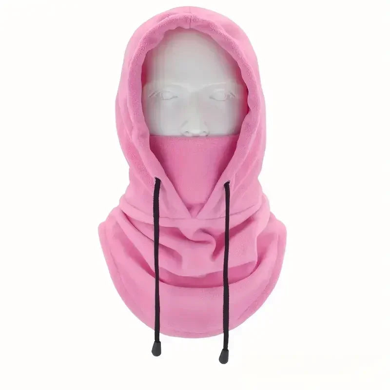 Winter Thermal Fleece Hat Hooded Outdoor