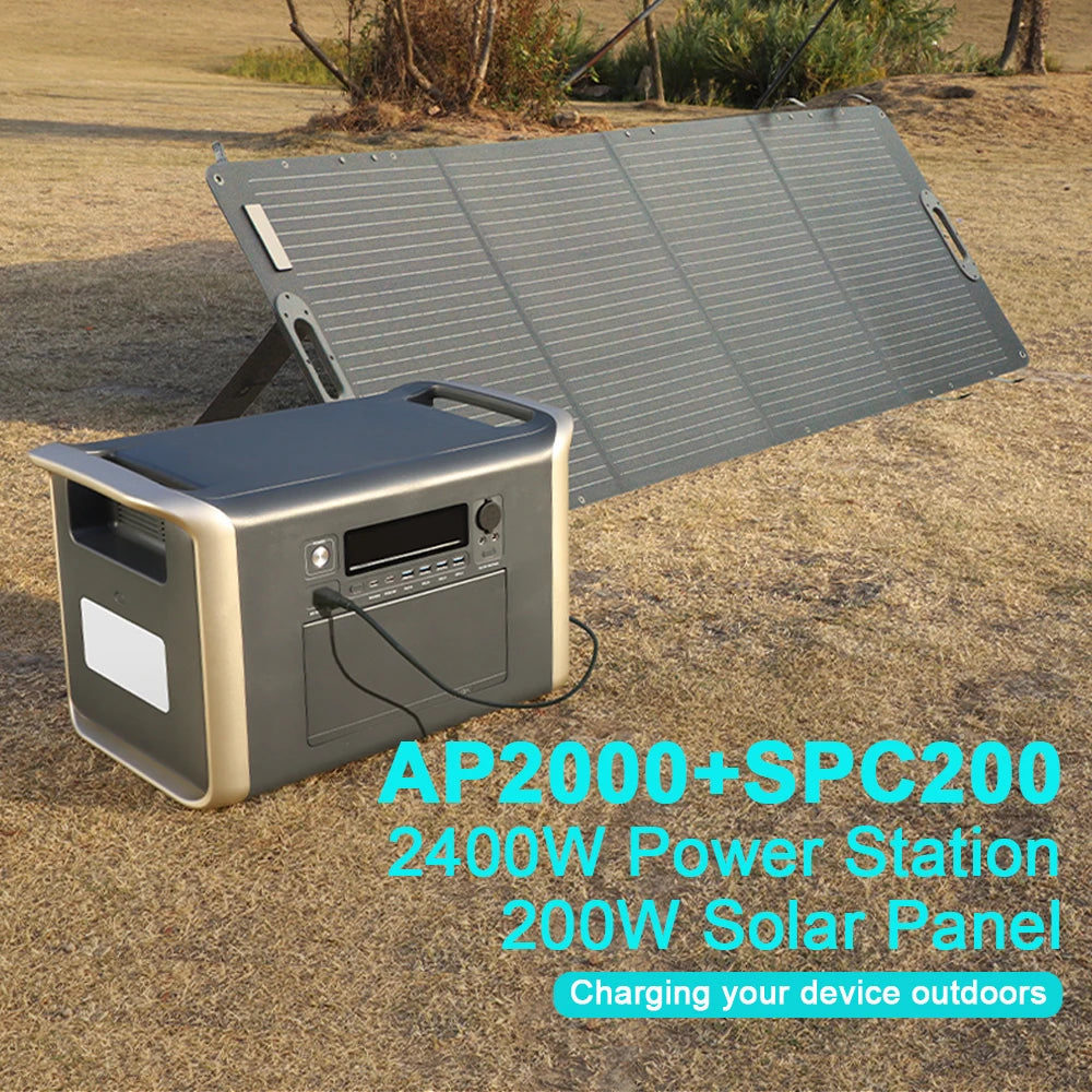 Camping Portable Power Station Solar Generator