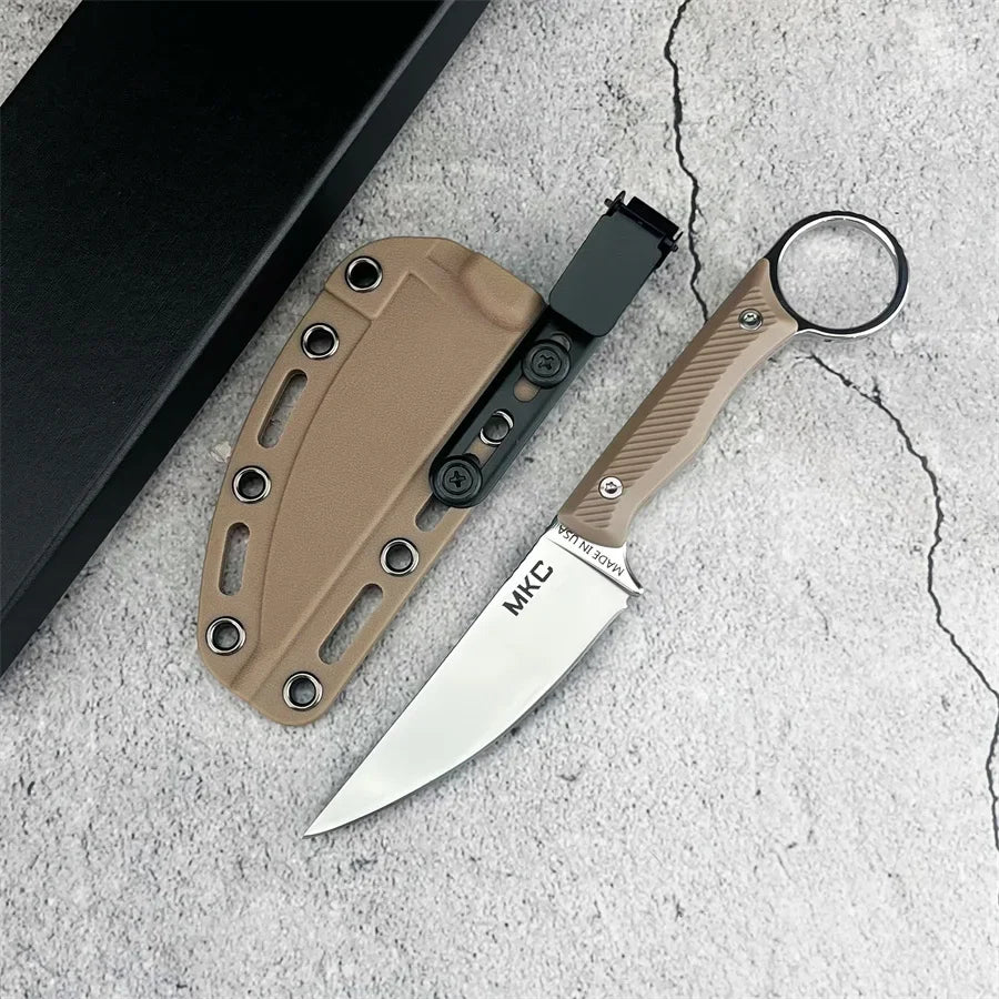 MKC Fixed Blade Knife Camping/Survival/ Mountaineering/Hiking/Jungle With K-Sheath