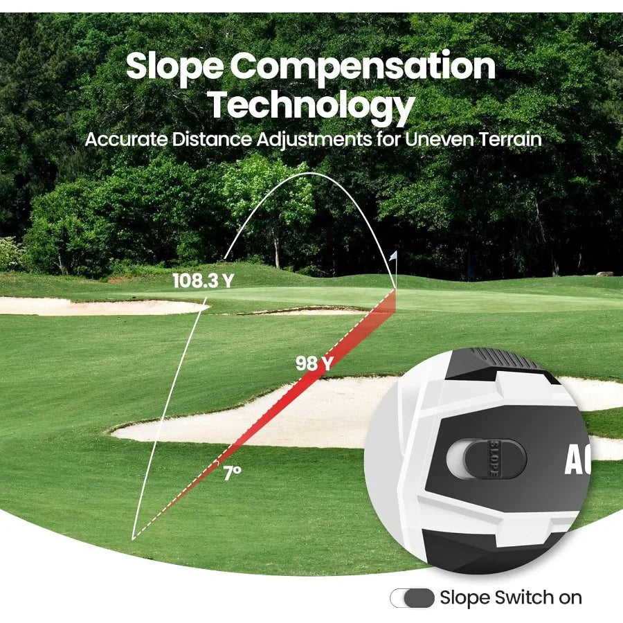 Golf Rangefinder With Slope For Accurate Distance