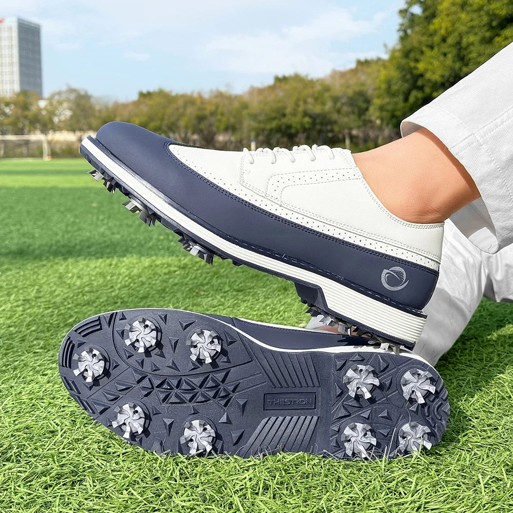 New Golf Shoes Spikes Men Size 7-14