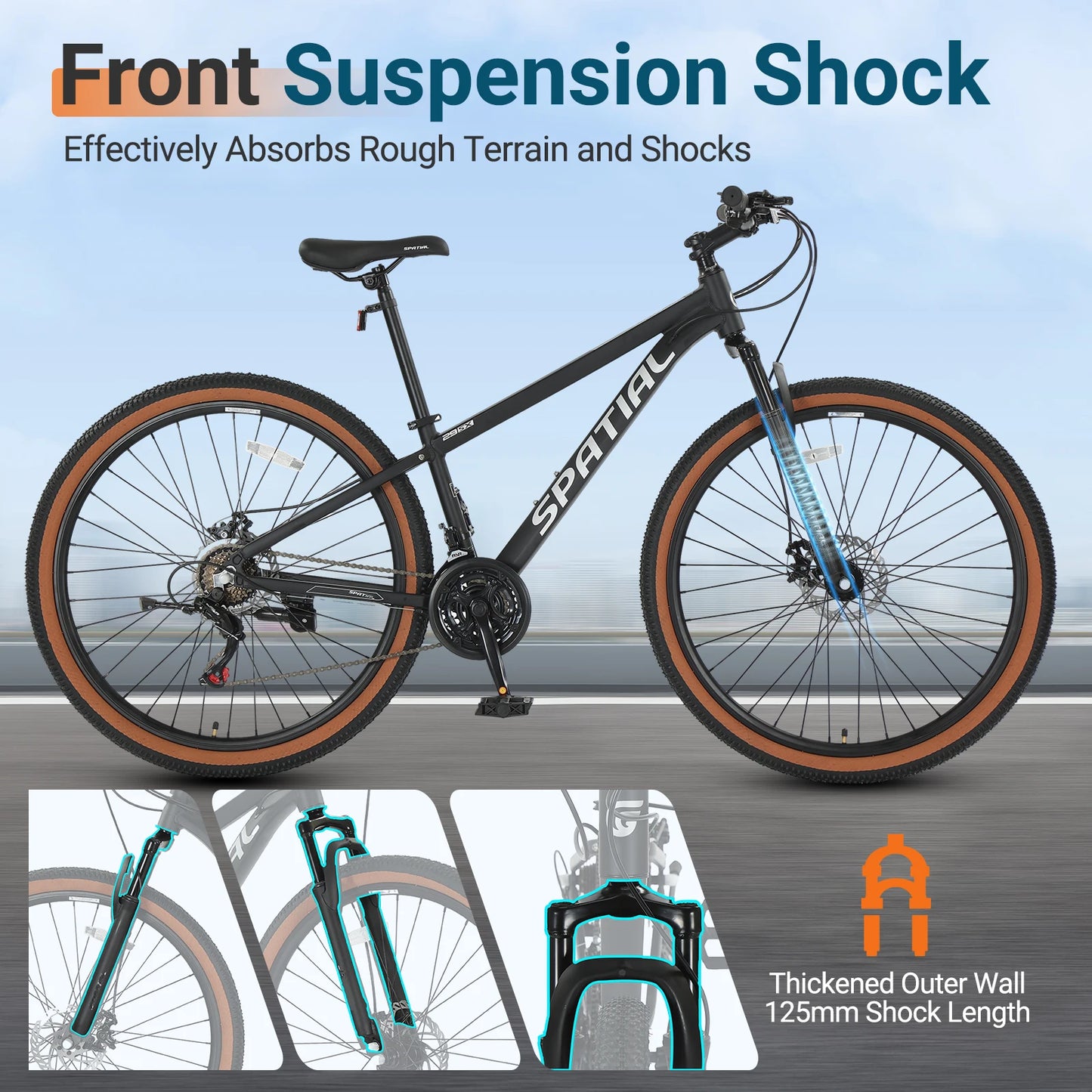 SPATIAL 29-Inch Mountain Bike 21 Speed Men/Women