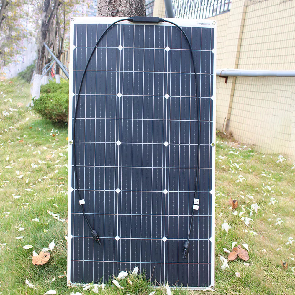 12V Flexible Solar Panel RV Camping Outdoor