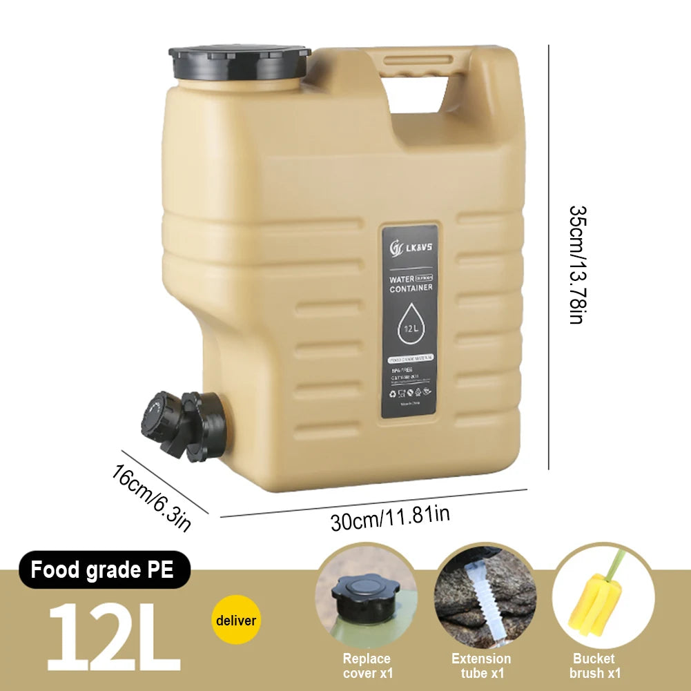 10/11/12L Drinking Water Container with Spigot