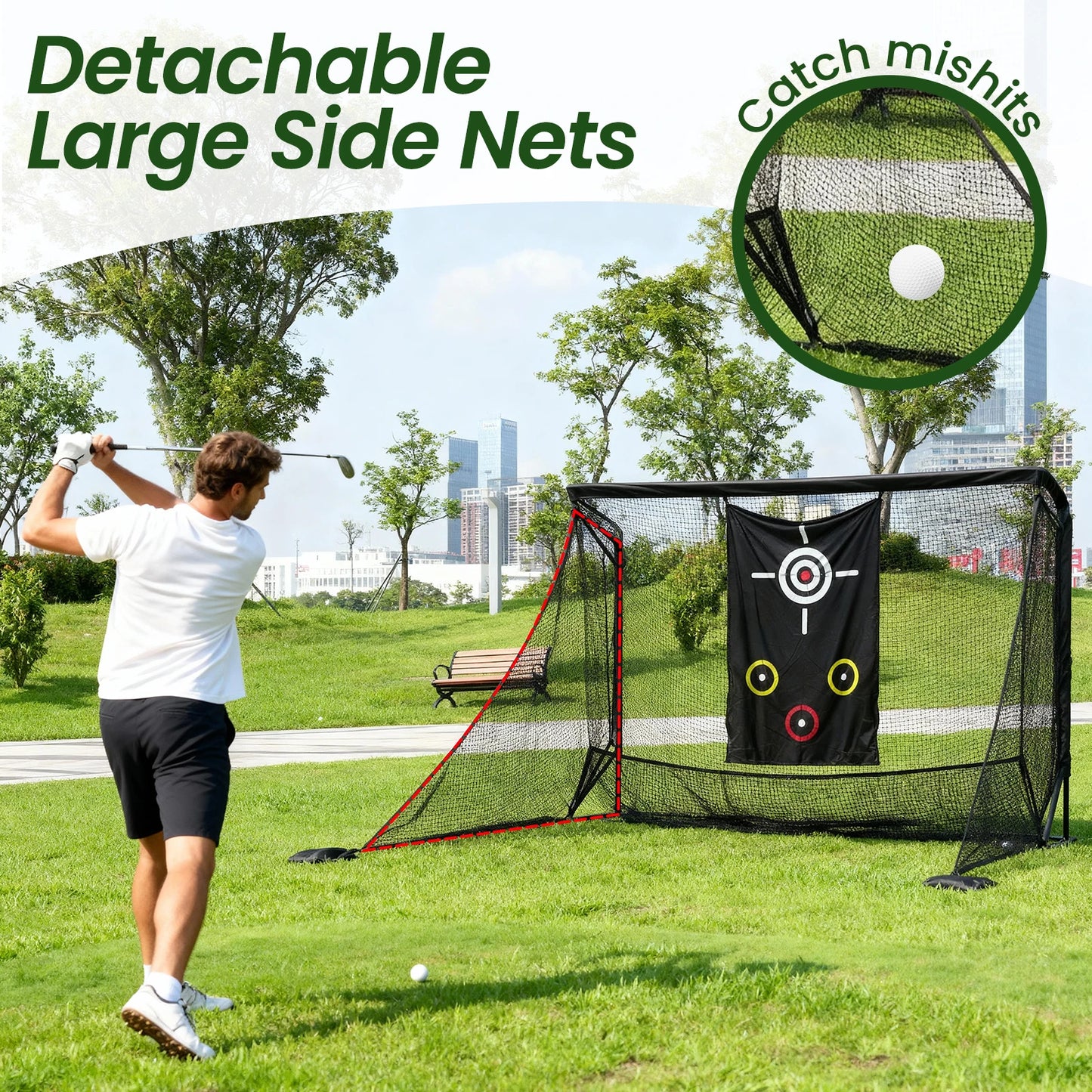 Golf Hitting Net Outdoor/Indoor Driving/Chipping/Training Swing