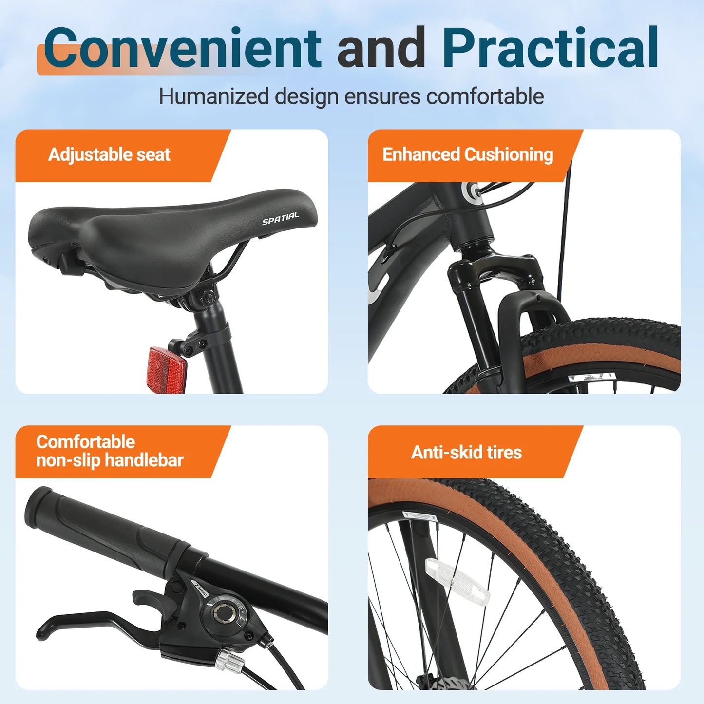 SPATIAL 29-Inch Mountain Bike 21 Speed Men/Women