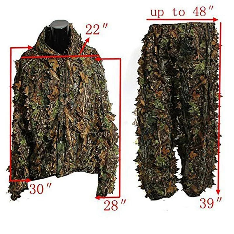 3D Ghillie Suit Tactical Outdoor Camouflage