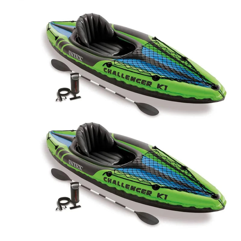 1 Person Durable Vinyl Streamline Sporty Kayak