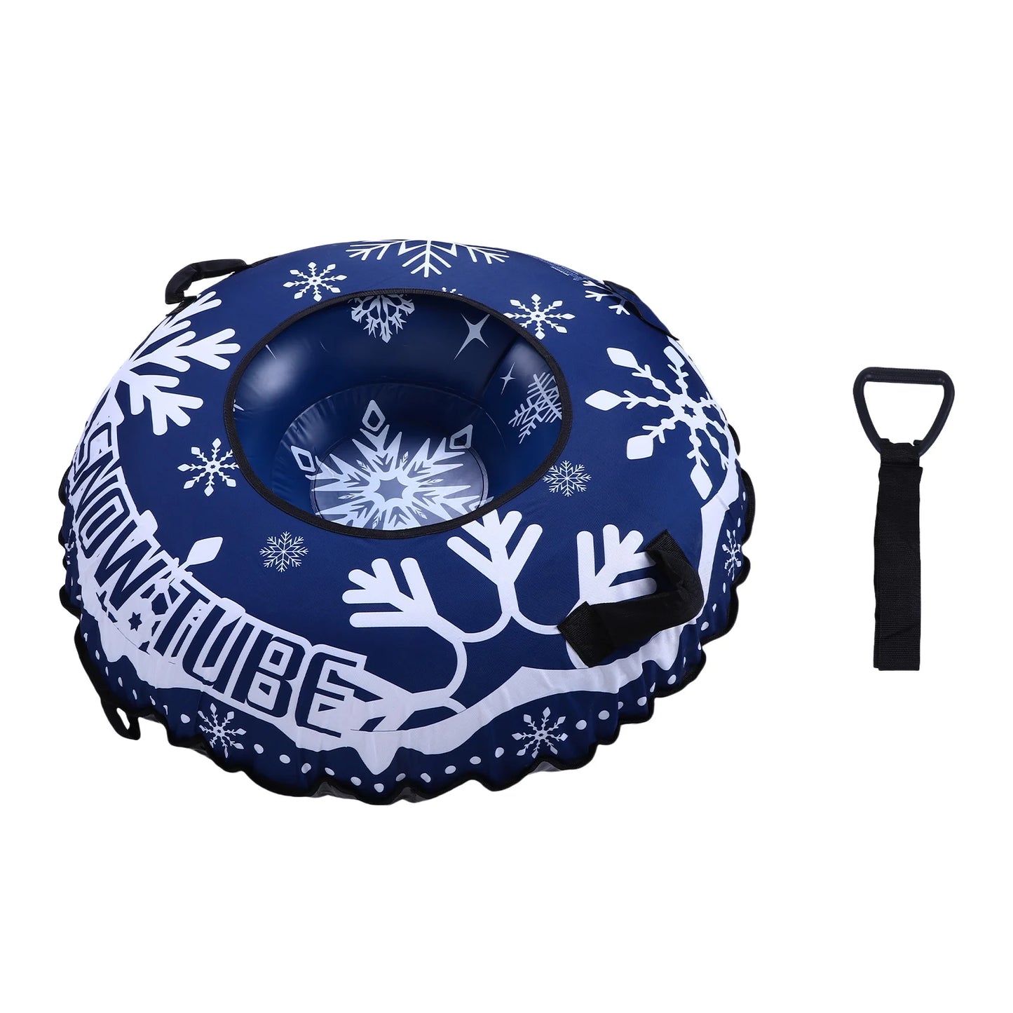 Inflatable Snow Tube With  Handles/Tow Rope