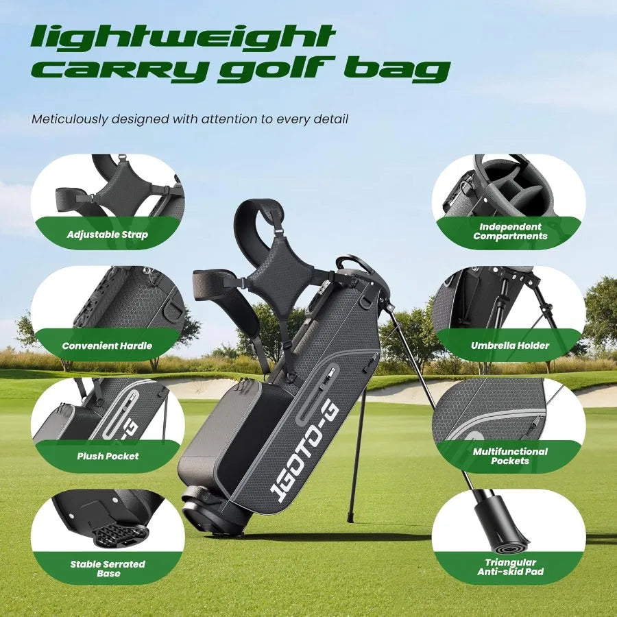 9 Pieces Golf Clubs Set for Men