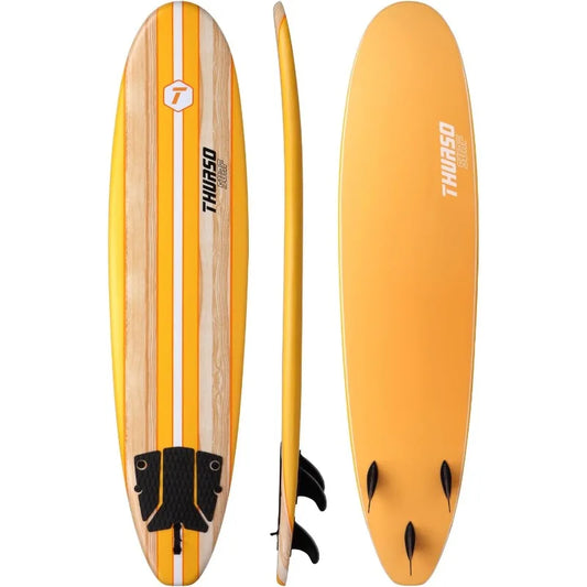 Soft-Top Foam Beginner Surfboard for Adults/Kids
