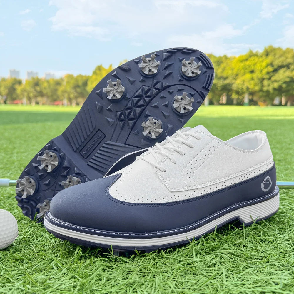 New Golf Shoes Spikes Men Size 7-14
