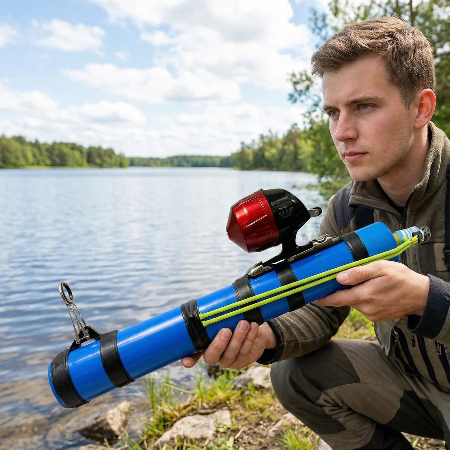 Fishing Catapult Rod- Reel Precise Lure Launcher