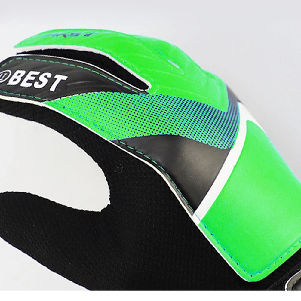 1 Pair Latex PU Breathable Goalkeeper Gloves