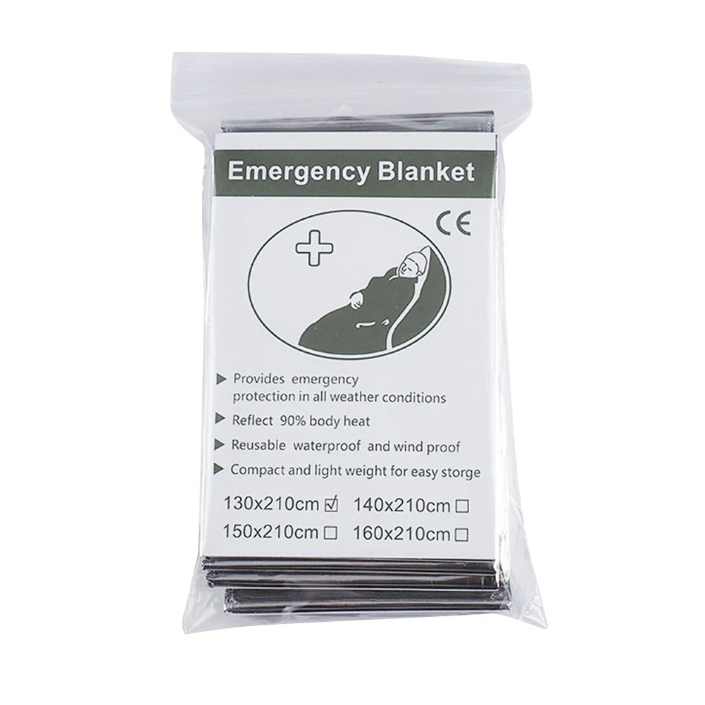 130x210cm Emergency Thermal Blanket Keeps You Warm