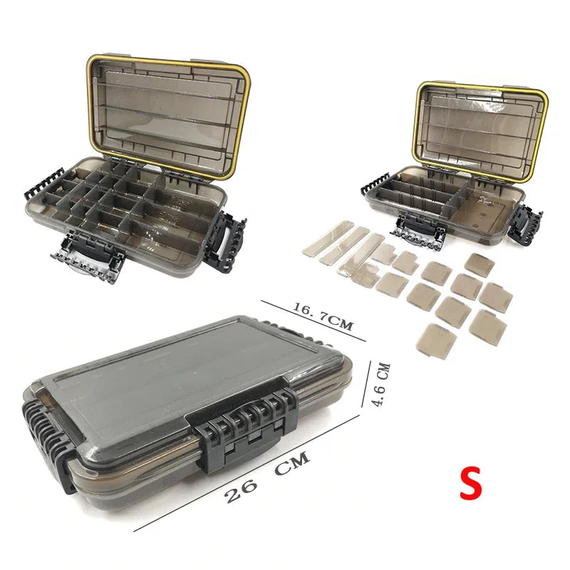 Large-Capacity Waterproof Fishing Tackle Box