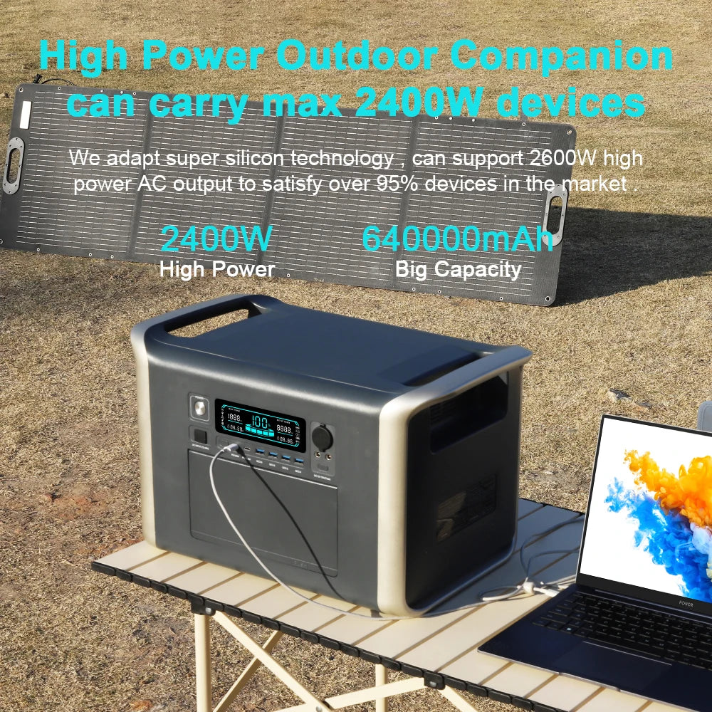 Camping Portable Power Station Solar Generator