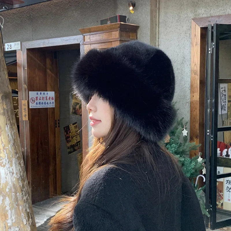 New Women's Fashion Fur Hat