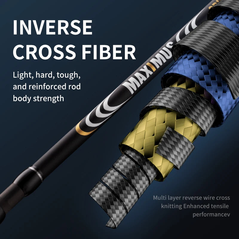 MAXIMUS Freshwater Saltwater Carp Bass Lure Fishing Rod