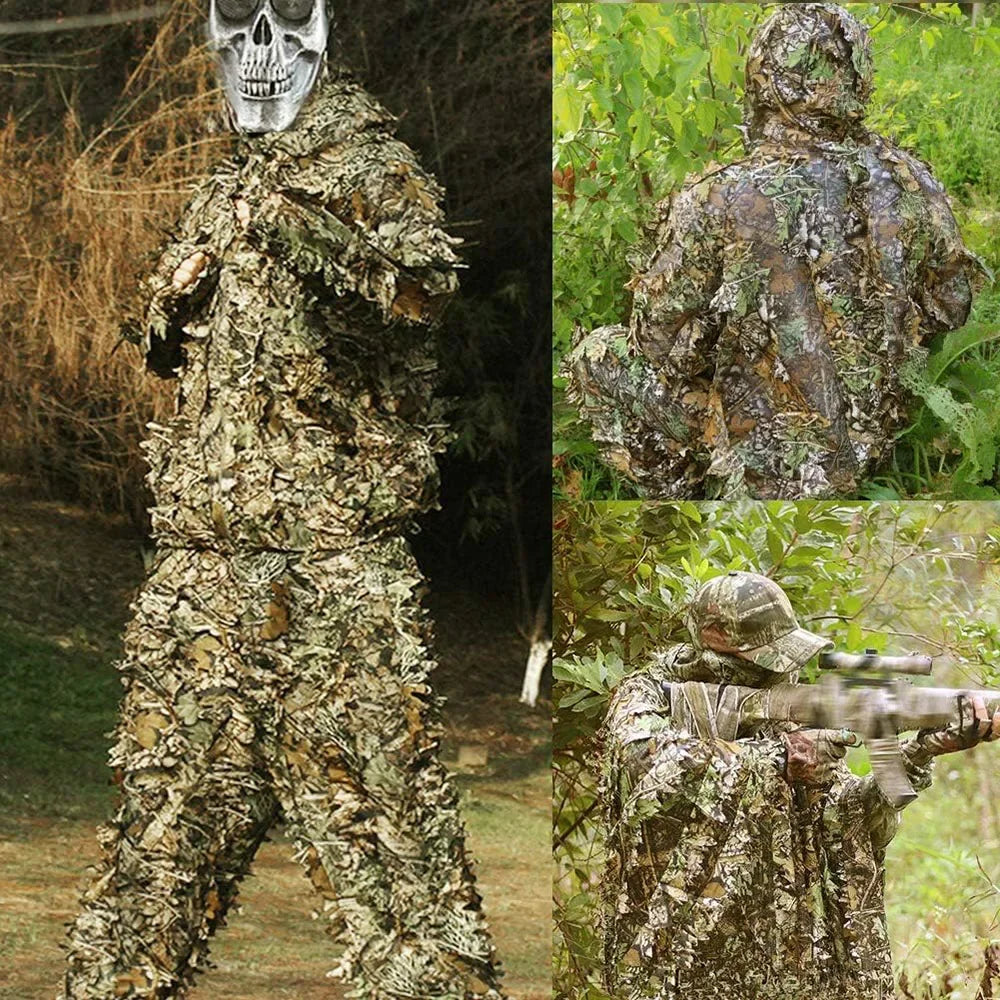 3D Ghillie Suit Tactical Outdoor Camouflage