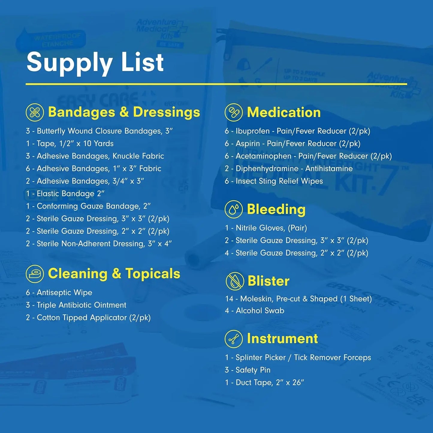 Ultralight Waterproof First Aid Kit