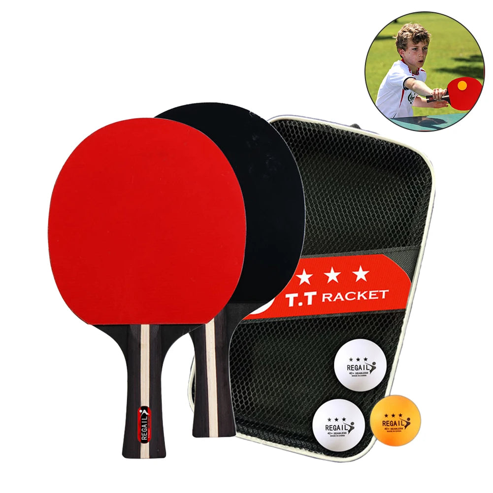 Table Tennis  2 Rackets & 3 Balls