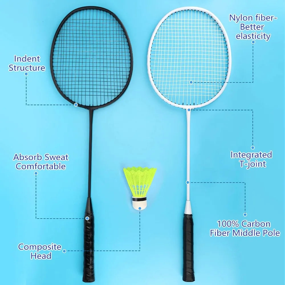 12 Pack Badminton Rackets Set I