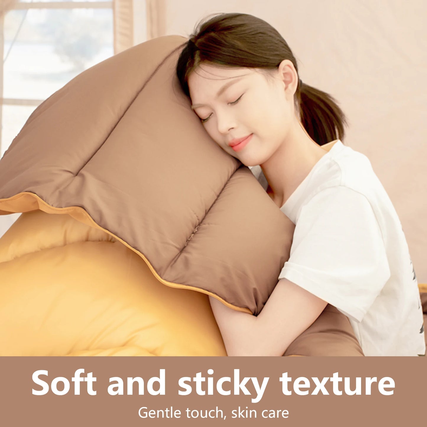 BSWOLF 2 Person Camping Sleeping Bag Four Seasons Portable Winter Sleeping Bag for Outdoor Camp Travel Hiking