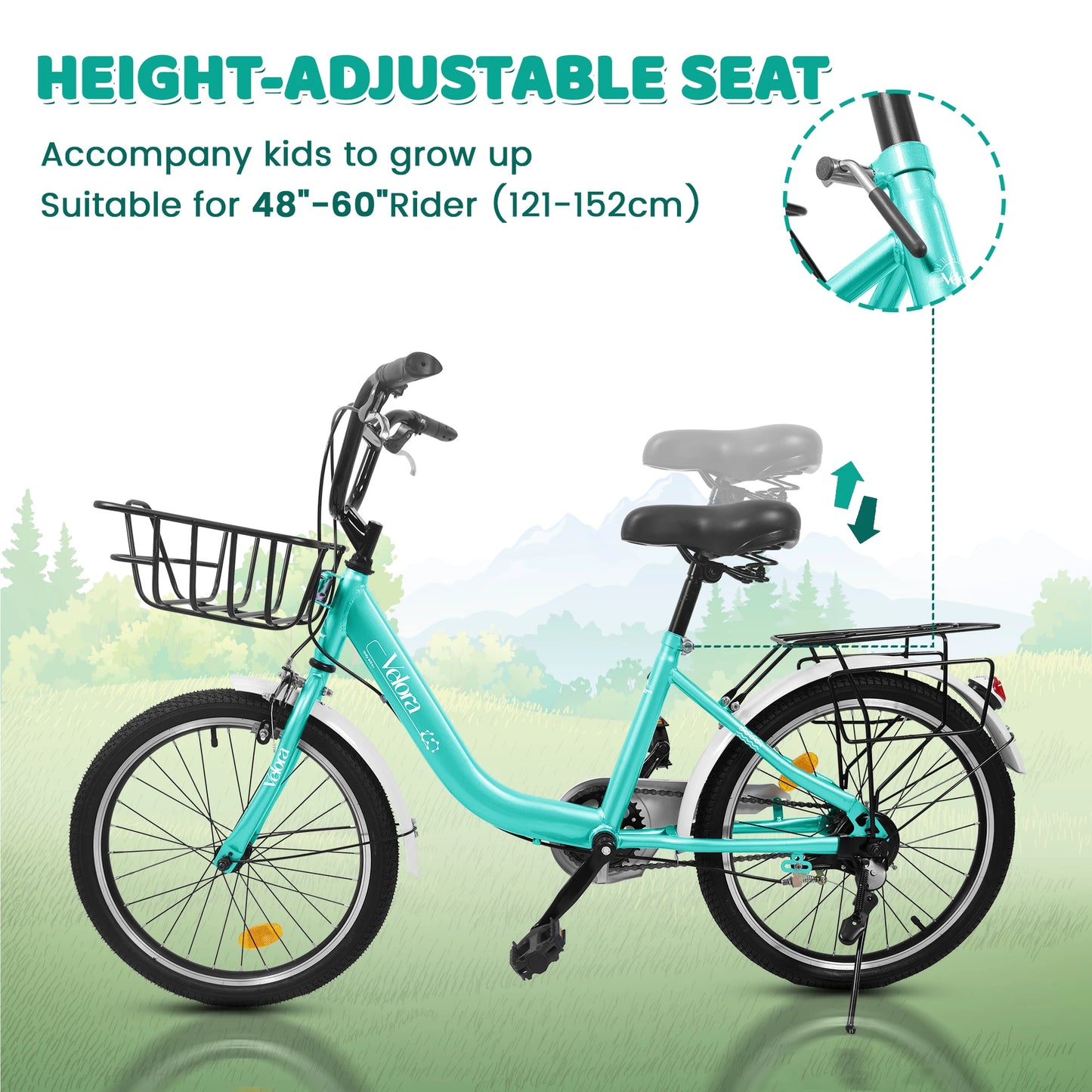 20 Inch Steel Frame Kids Bike