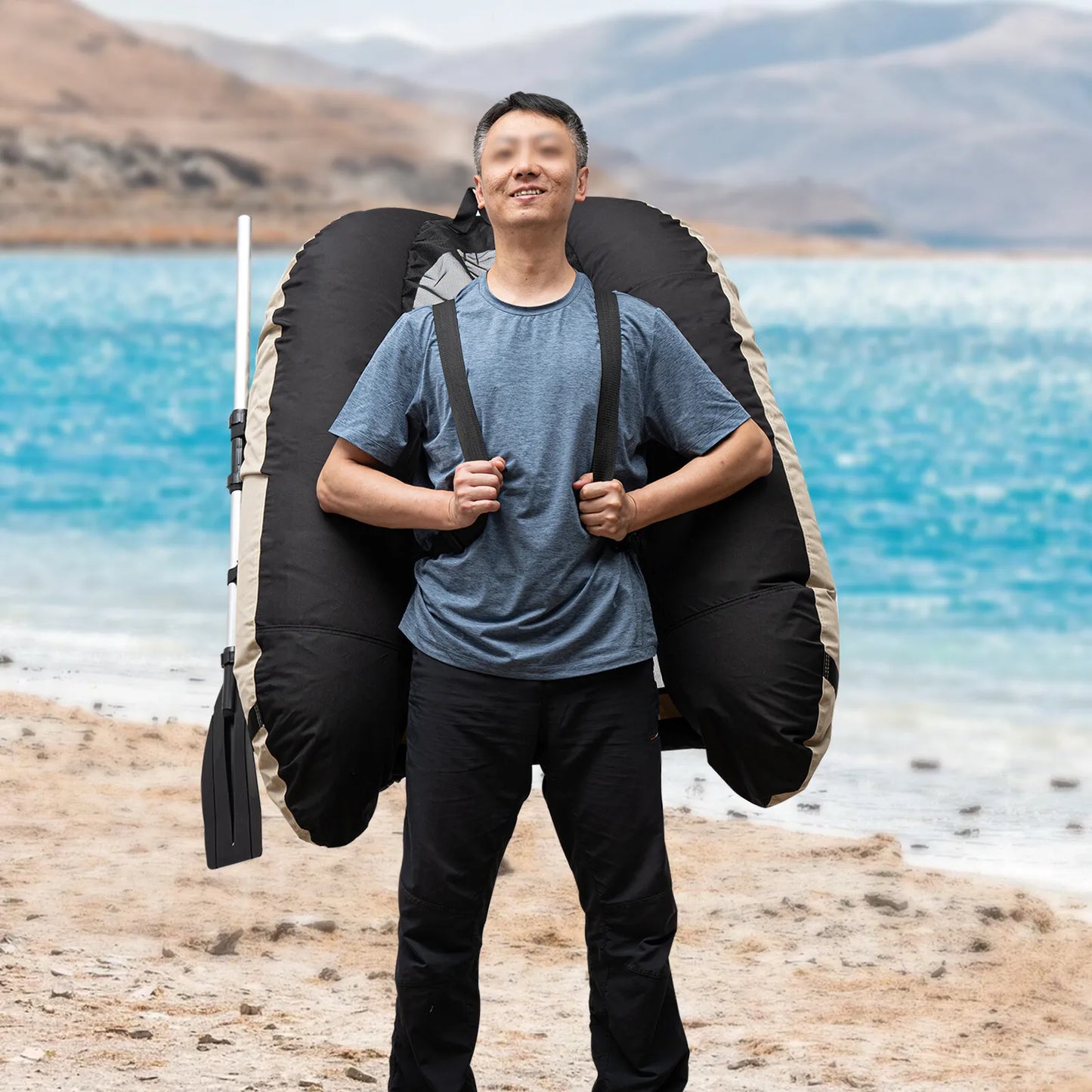 Portable Inflatable Boat Fishing Dinghy Boat