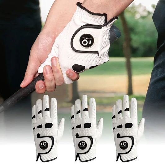 Golf Gloves Men Left Hand Right 3-Pack