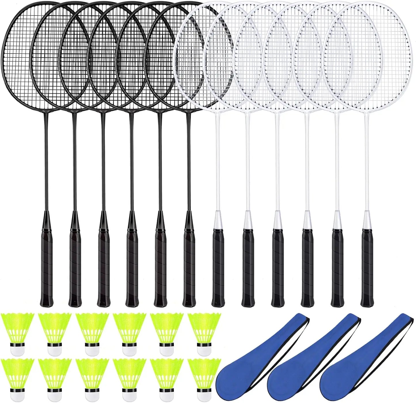 12 Pack Badminton Rackets Set I