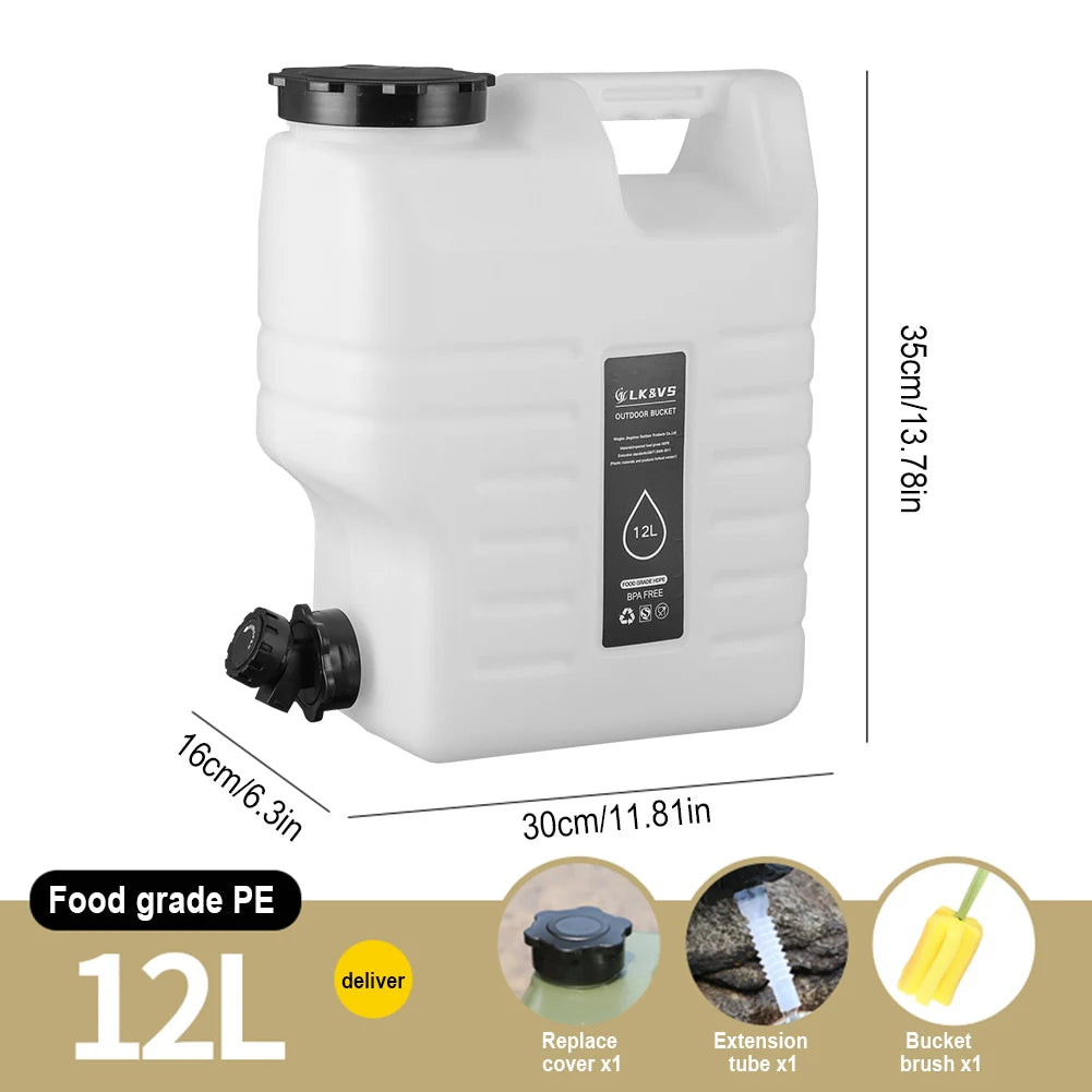 10/11/12L Drinking Water Container with Spigot