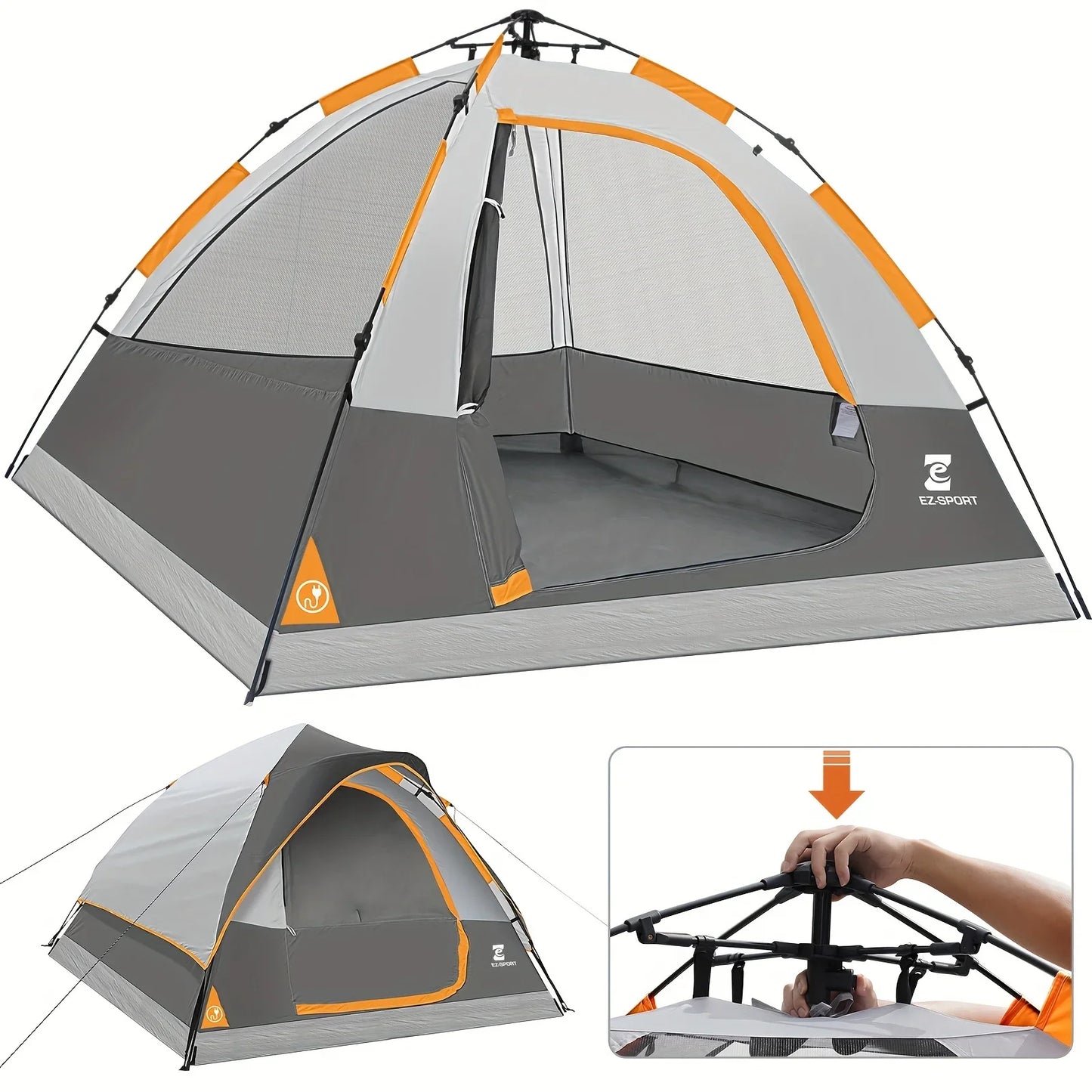 Pop Up Camping Tent 4/Person Easy Set-Up